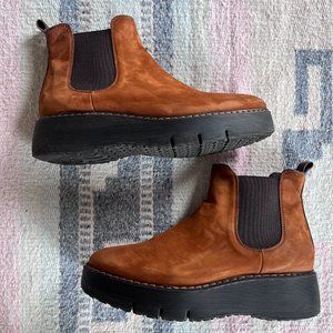 PAUL GREEN Elysee Wedge Platform Chelsea Bootie